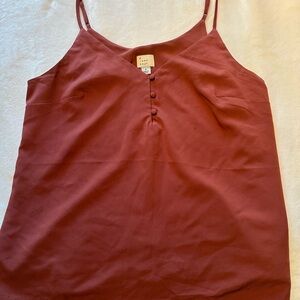 a new day Maroon Camisole Top